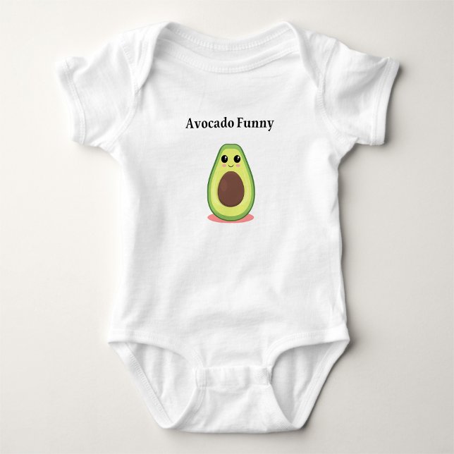 Avocado Funny Baby  Bodysuit (Creator Uploaded)