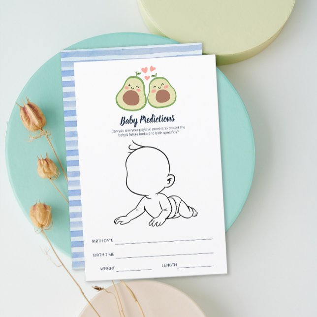 Avocado Gender Neutral Baby Shower Baby Prediction (Avocado Gender Neutral Baby Shower Baby Prediction)