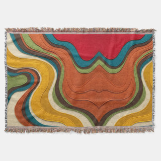 Avocado Gold Aurora Blanket – Groovy Wall Art