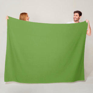 Avocado Green Fleece Blanket