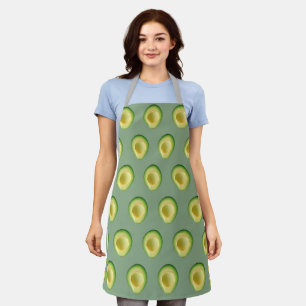 Avocado Green Guacamole 4Alex All-Over Print Apron