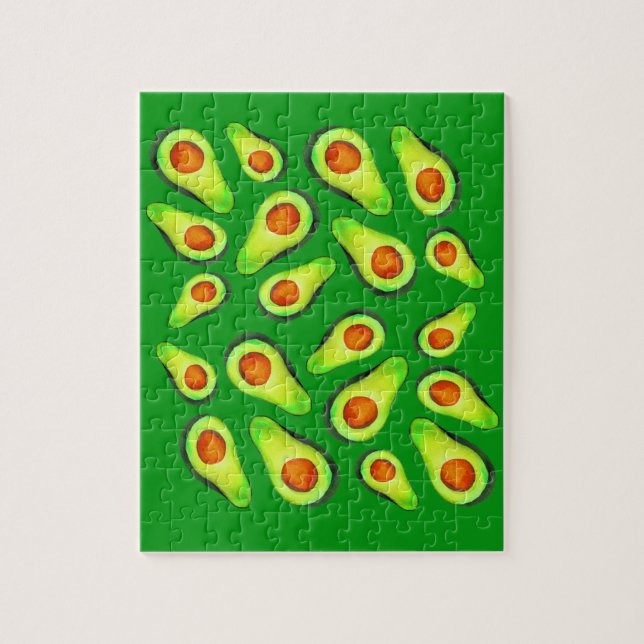 Avocado green health fruit foodie jigsaw puzzle (Vertical)