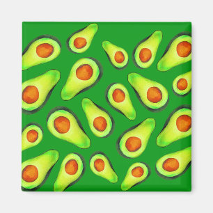 Avocado green health fruit foodie magnet