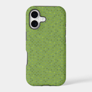 avocado green, moss green and cucumber polka dots