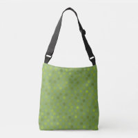 avocado green, moss green and cucumber polka dots