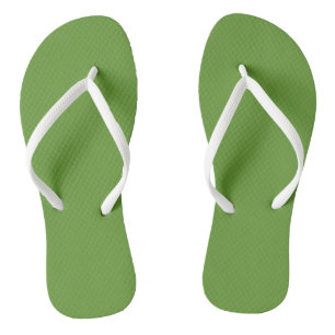 Avocado Green Thongs