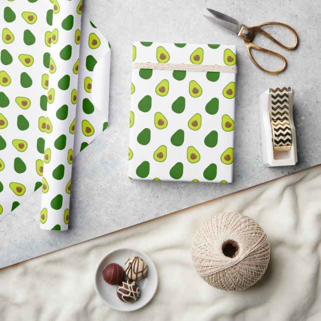 Avocado green wrapping paper. wrapping paper (Crafts)
