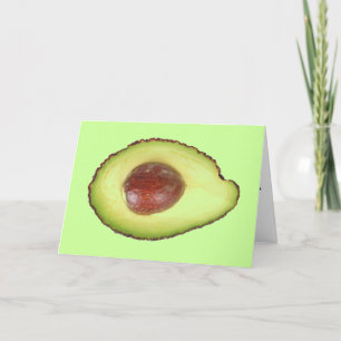 Avocado greeting card