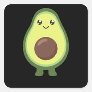 Avocado Halloween Costume Funny Avocados Square Sticker