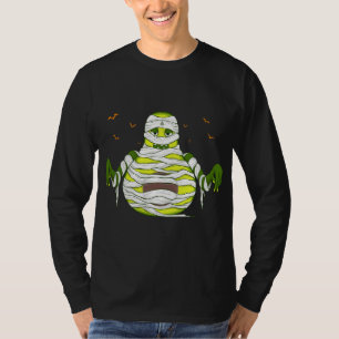 Avocado Halloween Mummy Funny Fruit Graphic T-Shirt