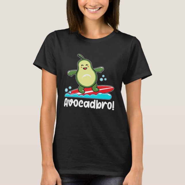 Avocado  Healthy Fruit Guacamole Vegetarian Vegan  T-Shirt (Front)