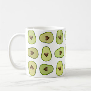 Avocado Heart Healthy Fruit Custom Coffee Mug