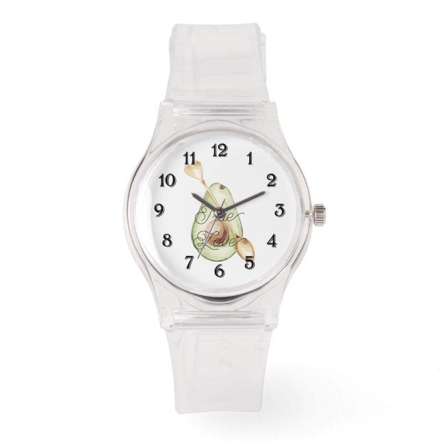 Avocado Heart Spoon True Love Watch (Front)
