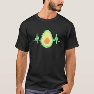 Avocado Heartbeat Vegan T-Shirt