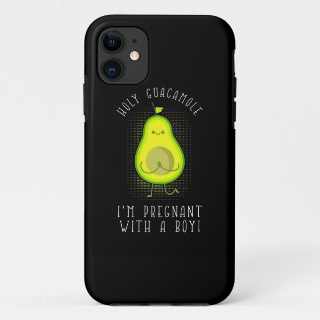 Avocado I Am Pregnant With A Boy Case-Mate iPhone Case (Back)