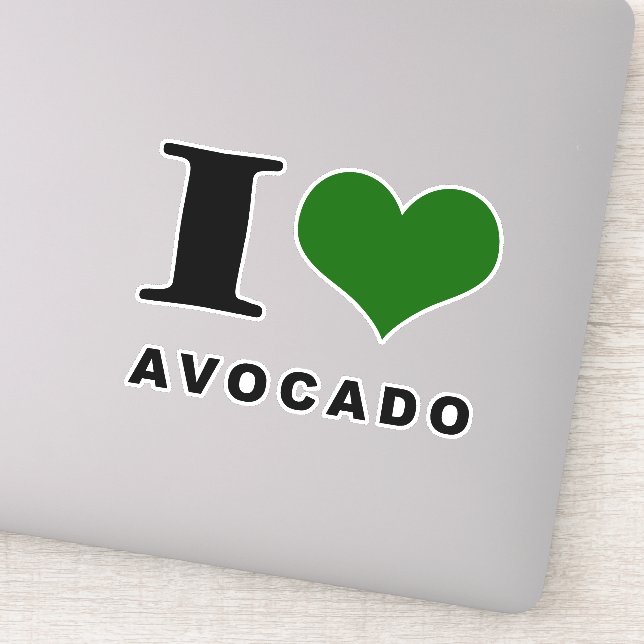 Avocado, I love avocado (Detail)