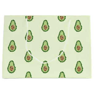 Avocado In Dots Large Gift Bag