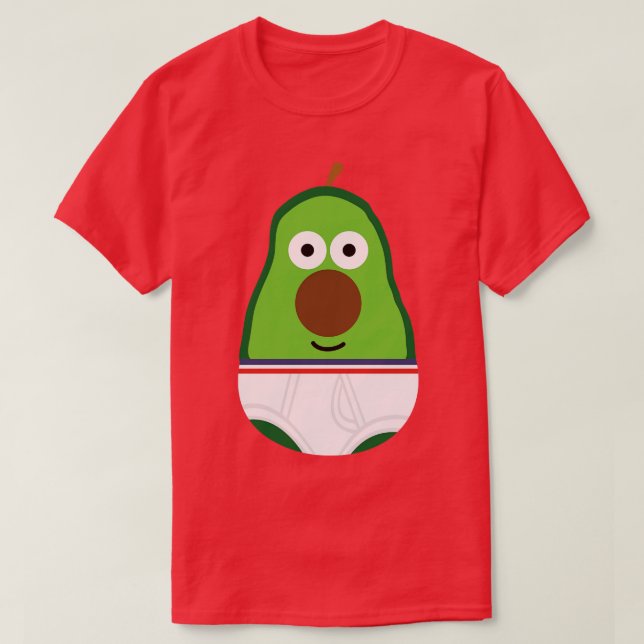 AVOCADO IN UNDERWEAR T-Shirt (Design Front)