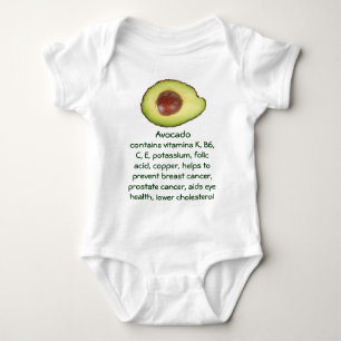 Avocado infant onsie creeper