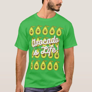 Avocado Is Life Print T-Shirt