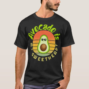 Avocado is my protein Avocado Gift Vegan Vegetaria T-Shirt