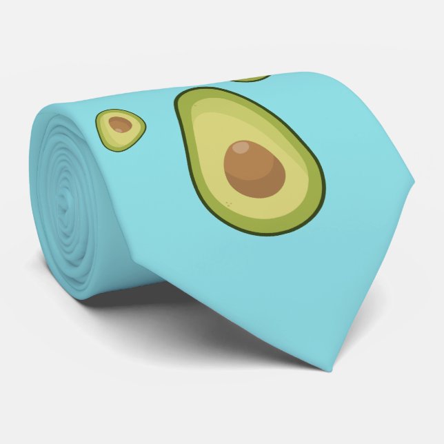 Avocado is My Spirit Fruit Tie (Rolled)