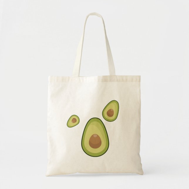 Avocado is My Spirit Fruit Tote Bag (Front)