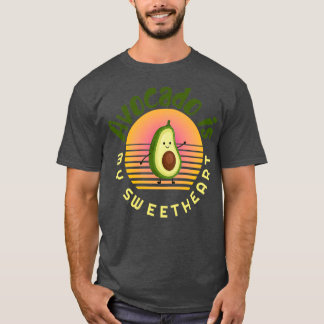 Avocado is my sweetheart Avocado Gift Vegan Vegeta T-Shirt