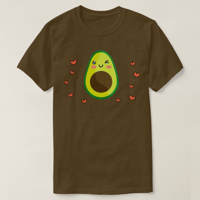 Avocado Is My Valentine 1 T-Shirt (Design Front)