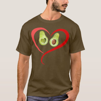 Avocado is my valentine 53 T-Shirt
