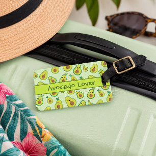 Avocado Joy Green Luggage Tag