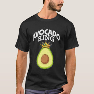 Avocado King Crown Funny AVO Lover Healthy Eating  T-Shirt