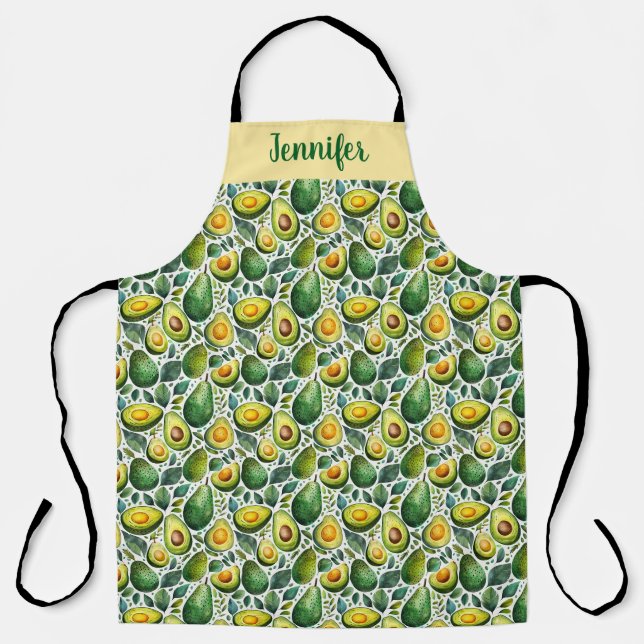Avocado Kitchen Apron (Front)