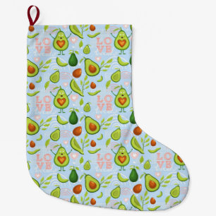 Avocado Large Christmas Stocking