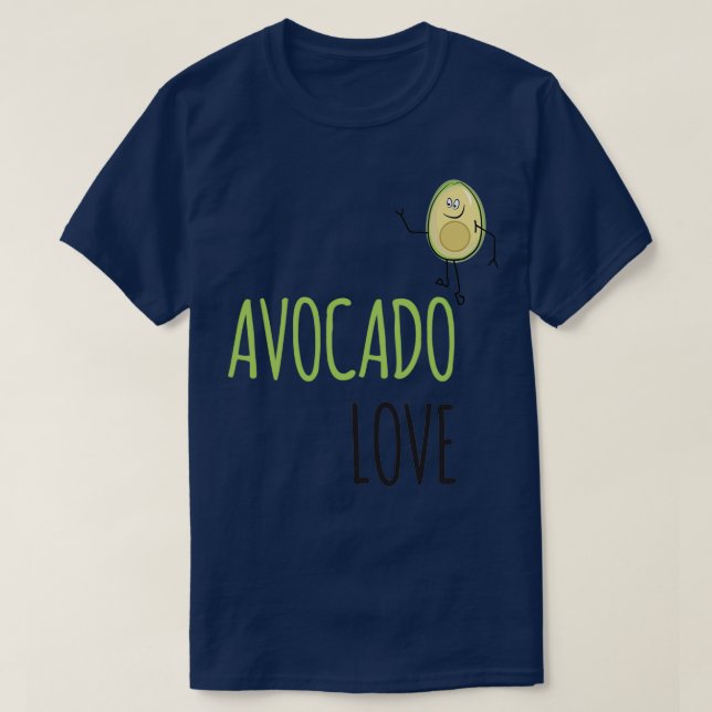 Avocado Love Gift for Vegan Lovers T-Shirt (Design Front)