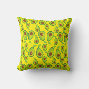 Avocado Love Pattern - Tasty Avocado Lover Cushion