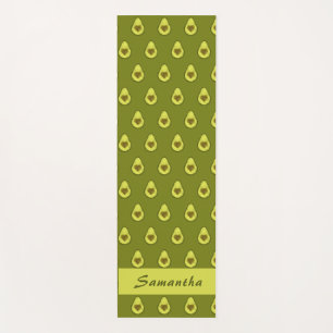 Avocado Love Pattern Yoga Mat