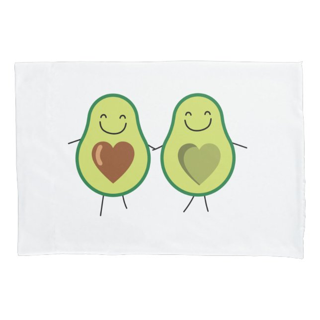 Avocado Love Pillowcase (Front)