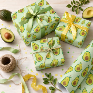 Avocado Love Wrapping Paper