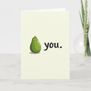 Avocado Love You Card