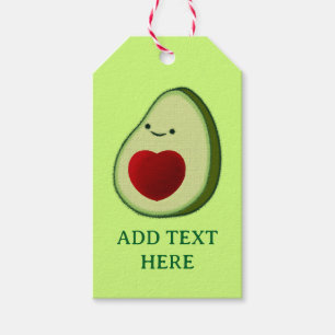 Avocado Lover Cute Cartoon  Gift Tags