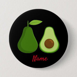 Avocado Lover Design Thunder_Cove 7.5 Cm Round Badge