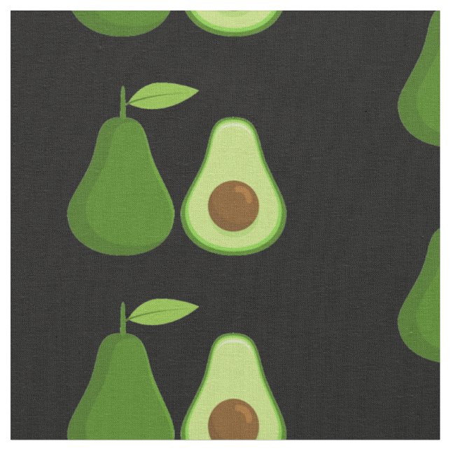 Avocado Lover Design Thunder_Cove Fabric (Close Up)