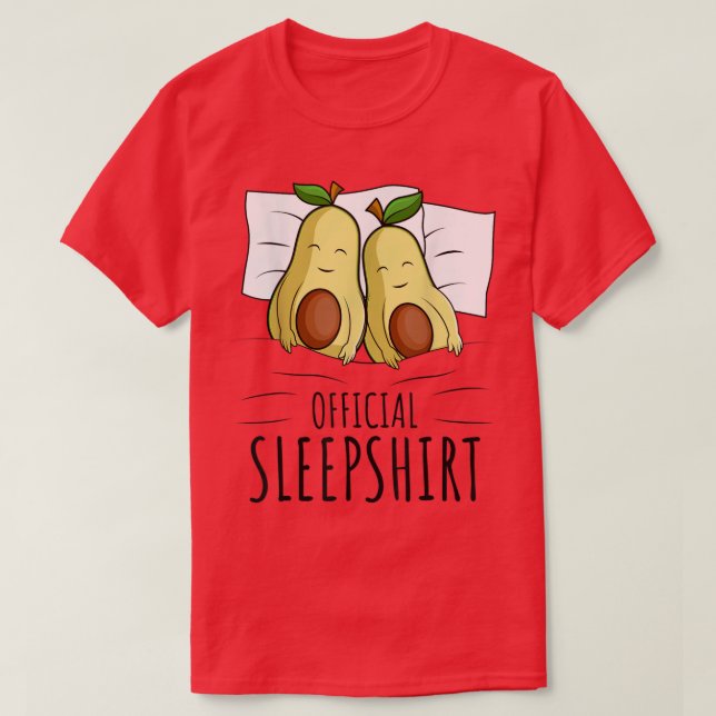 Avocado Lover Official Sleepshirt65  T-Shirt (Design Front)