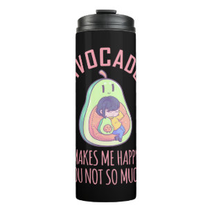Avocado Makes Me Happy Thermal Tumbler