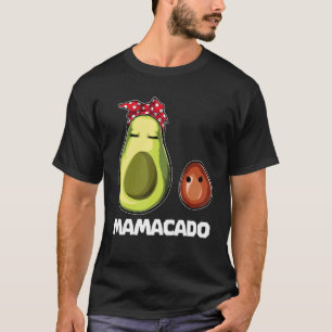 Avocado Mamacado Women Mum Pregnancy Announcement T-Shirt