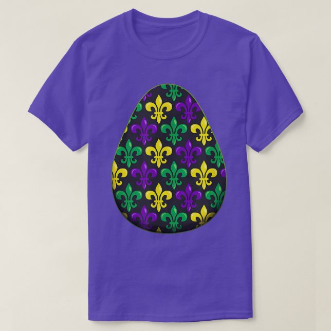 Avocado Mardi Gras  T-Shirt (Design Front)