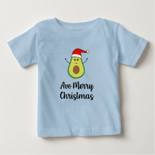 Avocado Merry Christmas Baby T-Shirt