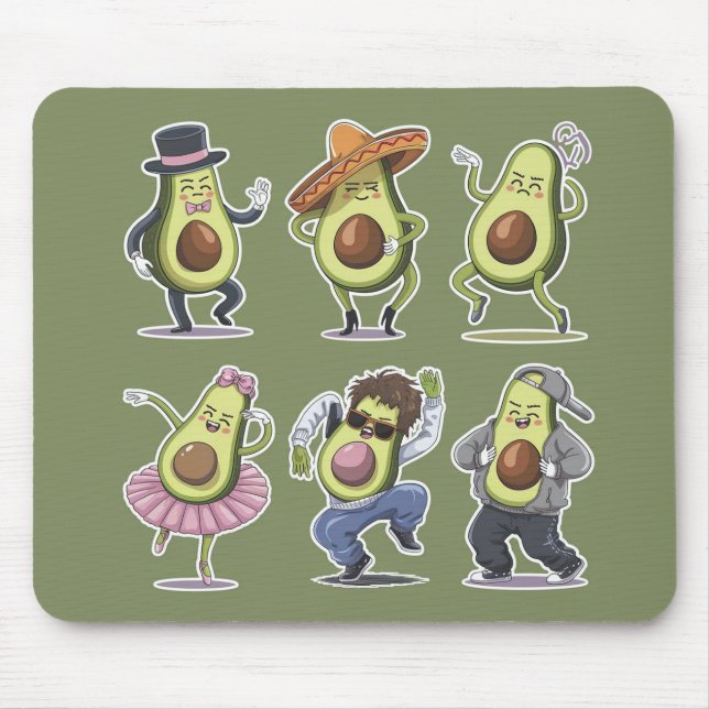 avocado mouse pad (Front)