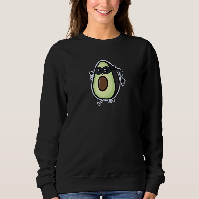 Avocado Ninja design Sweatshirt (Front)